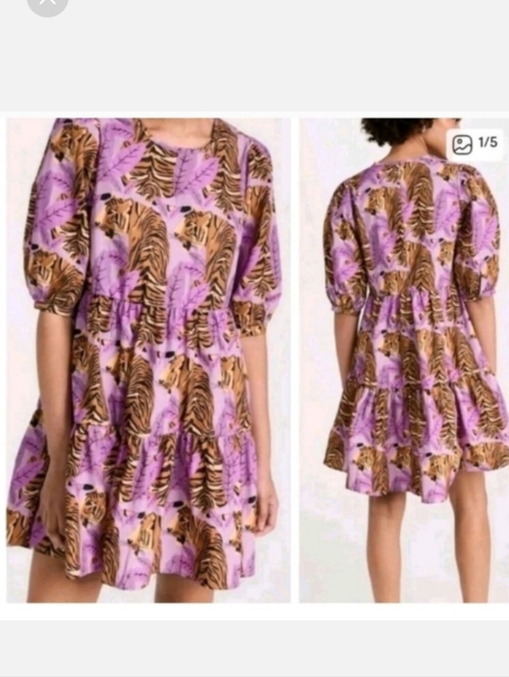 FARM Rio Tiger Minidress